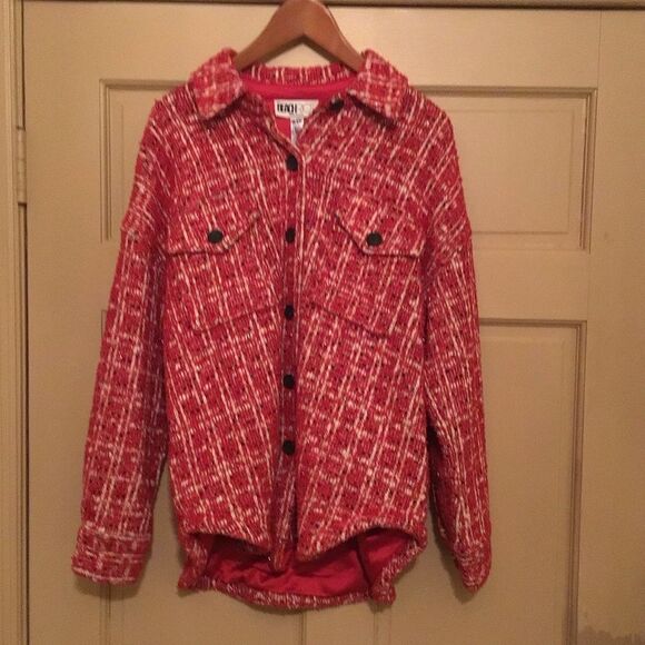 NWOT Beach Riot Noelle Jacket In Merry Sparkle Tweed - Picture 4 of 6